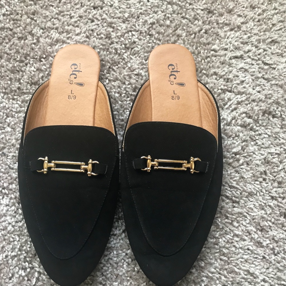 Black Elegant Slippers